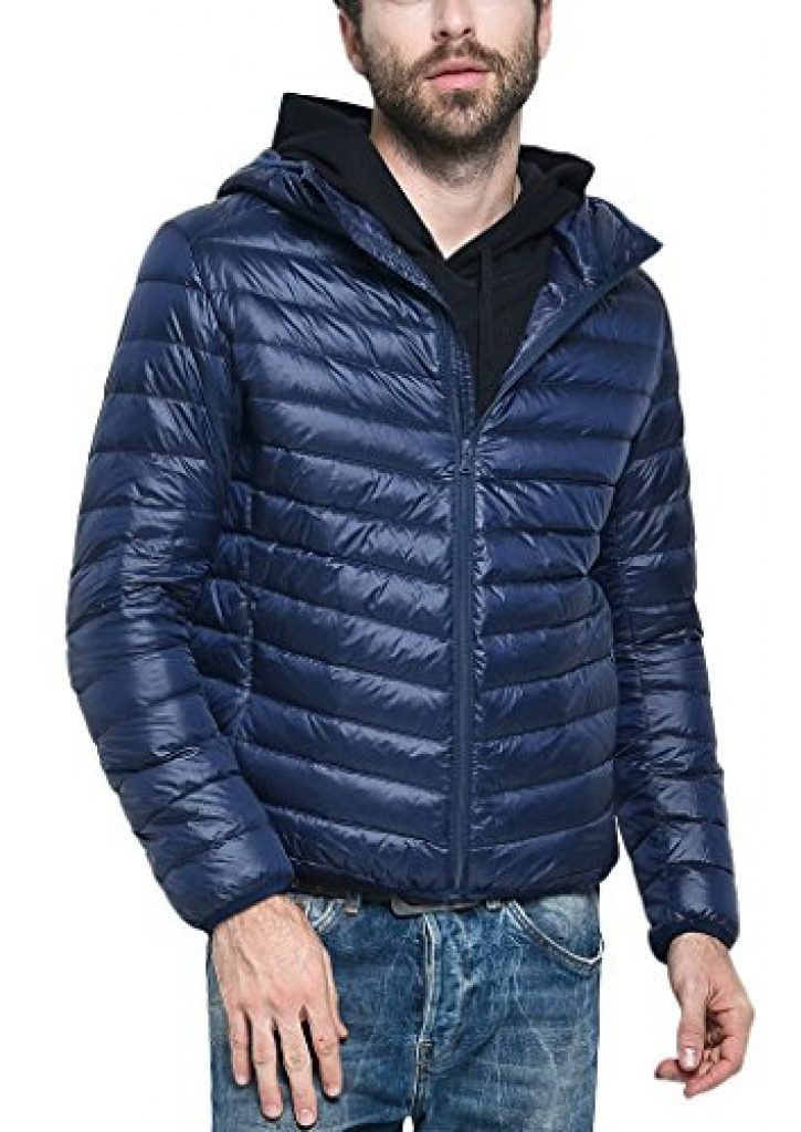 Buy Wantdo Men's Hooded Packable Light Weight Down Jacket