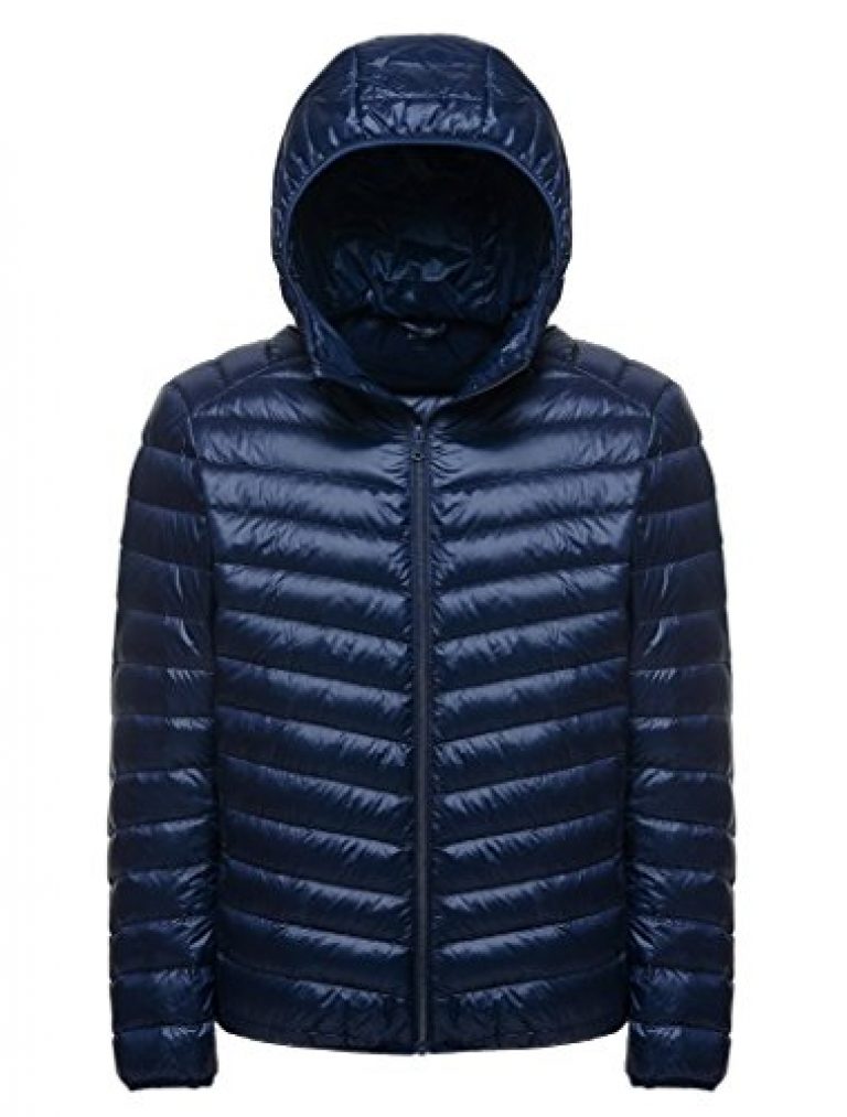 Buy Wantdo Men's Hooded Packable Light Weight Down Jacket